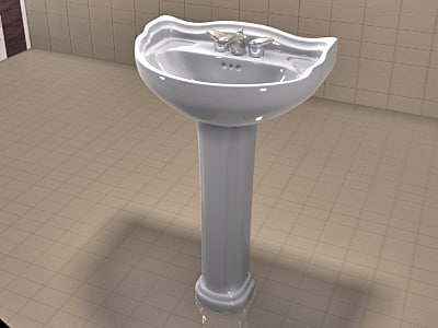 Toto Dartmouth Sink And Moen Villeta Faucet Set