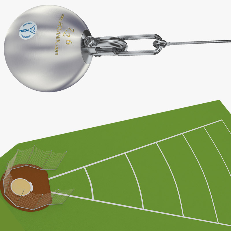 hammer throw 3d model