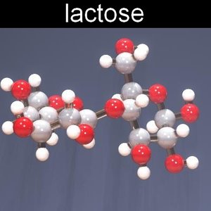 molecule lactose 3d max