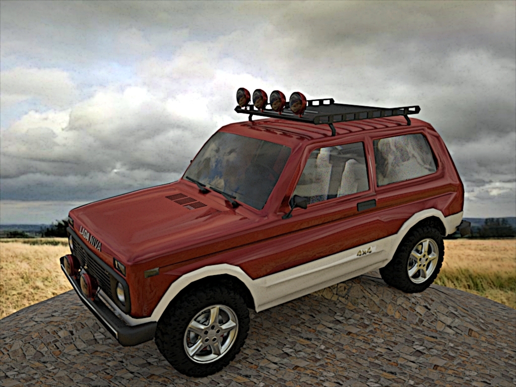 Lada Niva 3d model