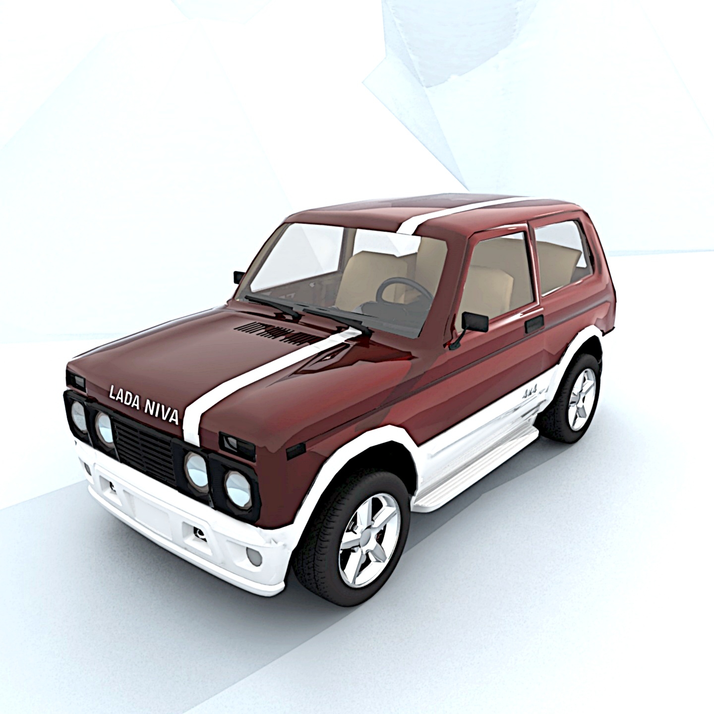 3d модель нива. Xlada.Capeloon.