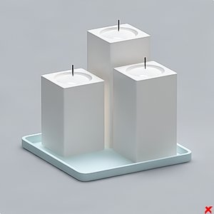 free 3ds model candle