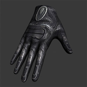 3d glove leather