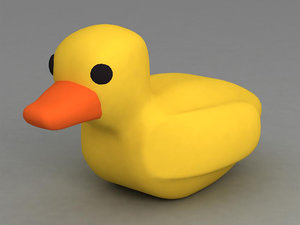 rubber duck 3d max