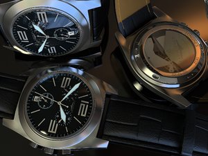 longines swiss watch replica 3d model