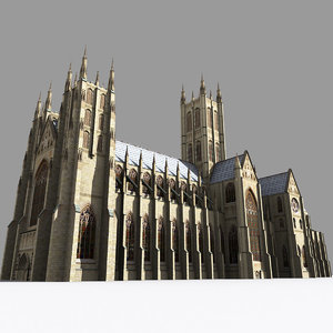 cathedrals gothic kit 3d model