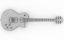 les paul guitar strings 3d model
