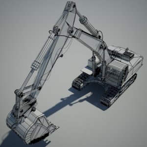 Free Excavator 3d Models For Download Turbosquid