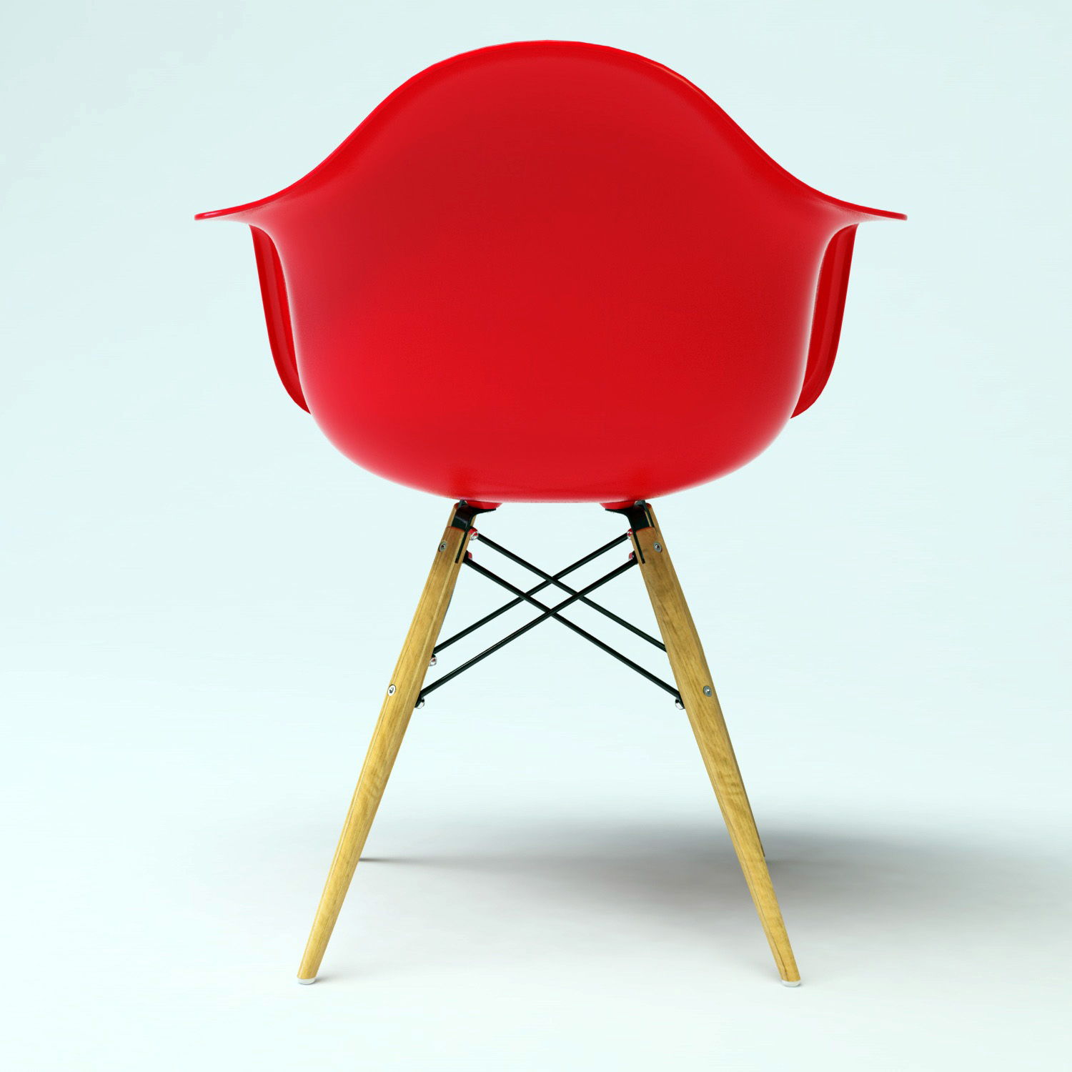 eames plastic chair 3d model
