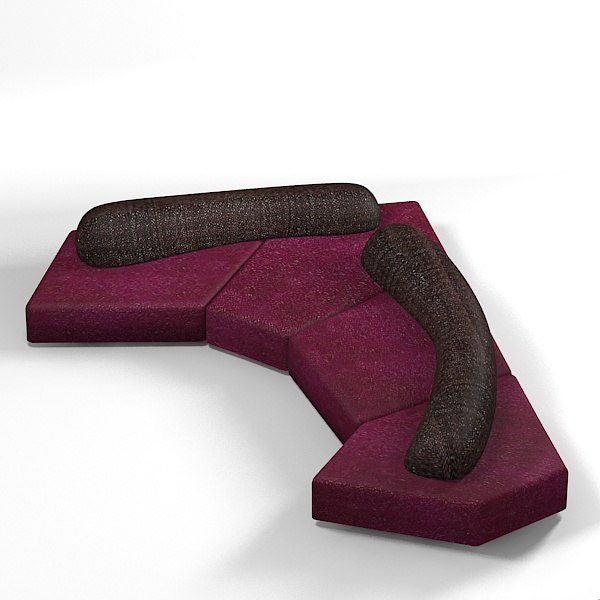 edra flap sofa 3d model