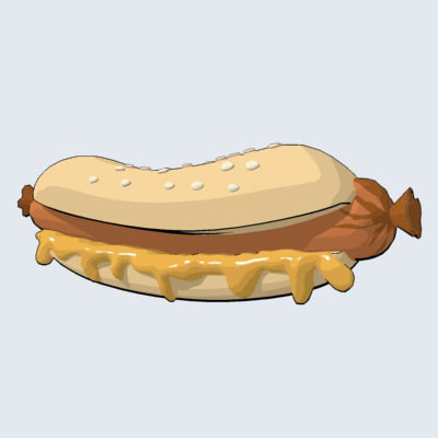Hot Dog Components Vector Hot Dog Components Vector