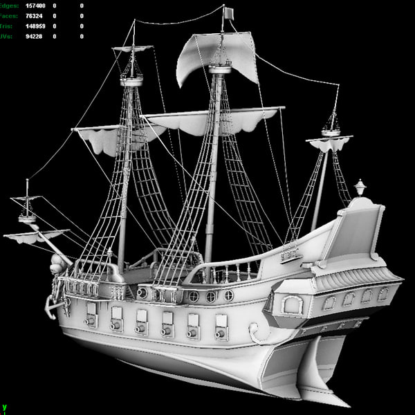 directx jolly roger pirate ship