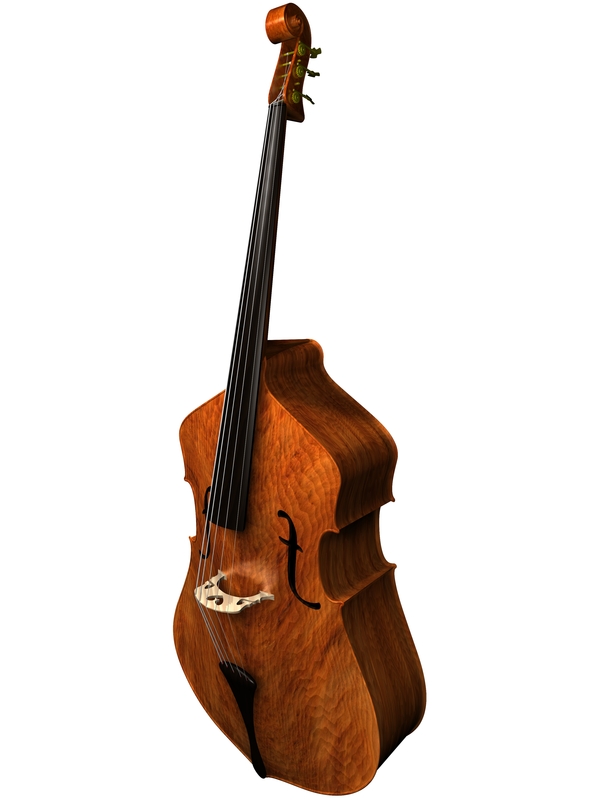 upright bass c4d