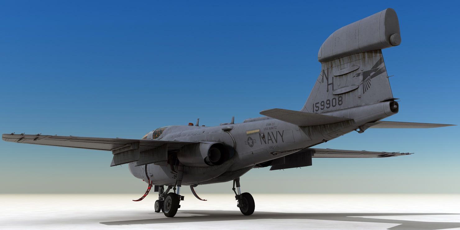 ea-6b徘徊者3d模型