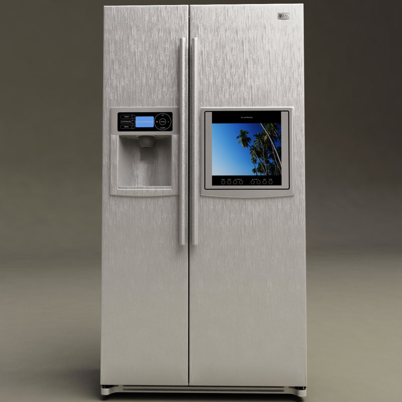 refrigerator lg 3d model