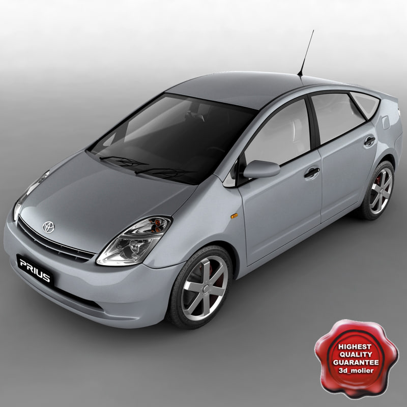 toyota prius 3d max