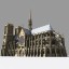paris cathedrals 3d model