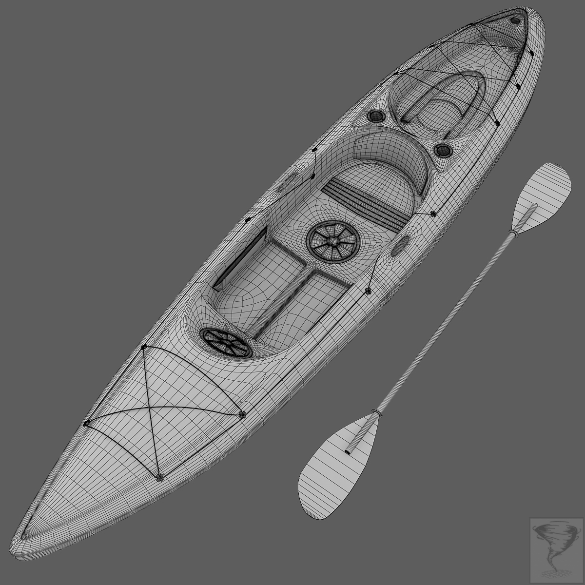 皮划艇系列3d模型