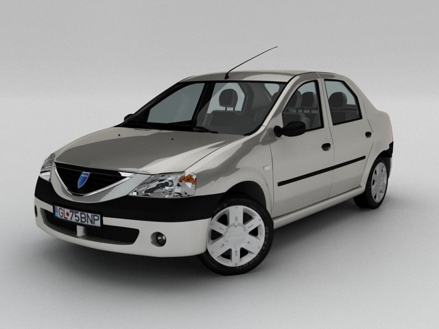 Renault logan 3d model