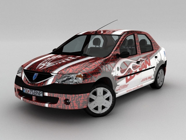 Renault logan 3d model