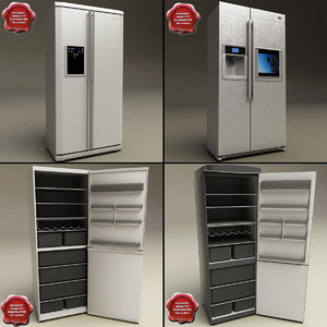 refrigerators v2 3d model