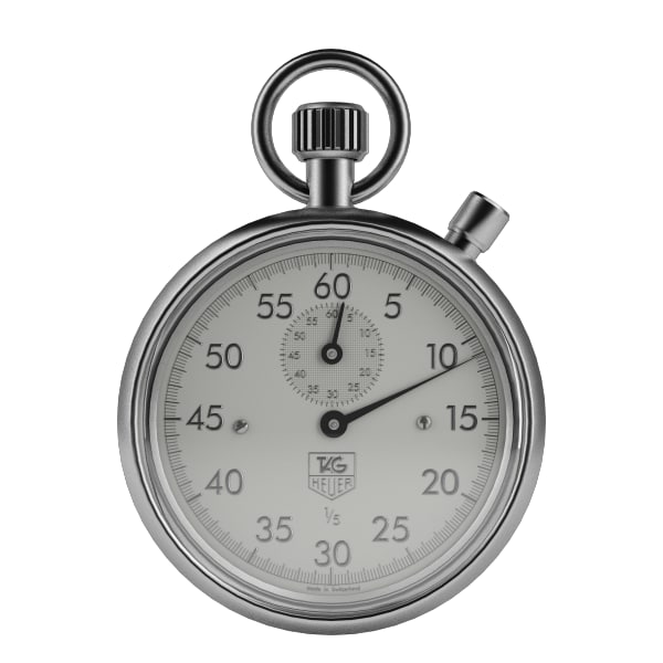 stopwatch numbers 3d model