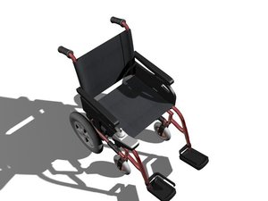 3d wheelchair wheel chair