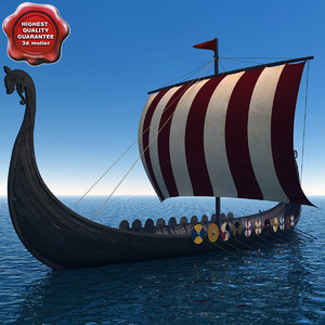 3ds max viking ship