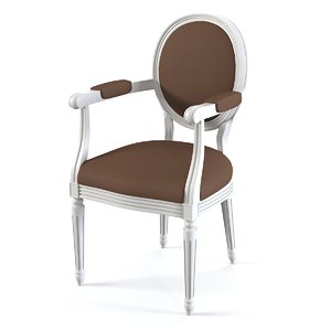 classic dining chair 3d model