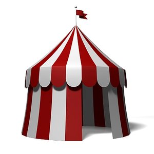 3d circus tent
