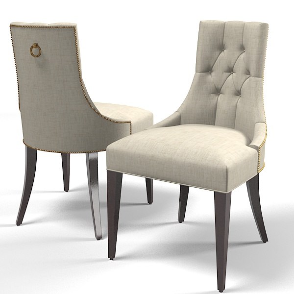 baker dining chair 3d model