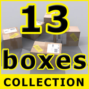 boxes 3d model