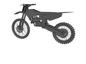 mx dirt bike 3d model