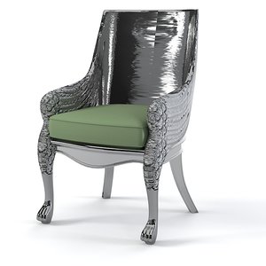 classic chair armchair 3d model