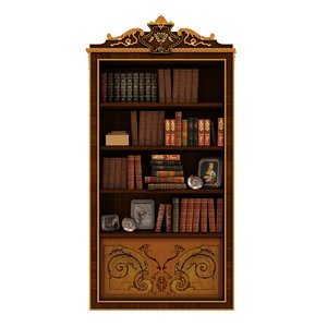 citterio - bookcase 3d max