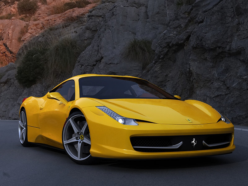 ferrari 458 3d model