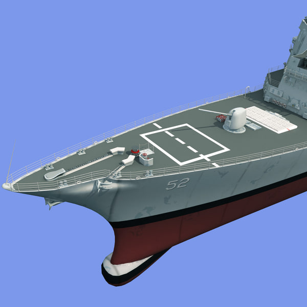 uss arleigh burke ddg-51 3d model