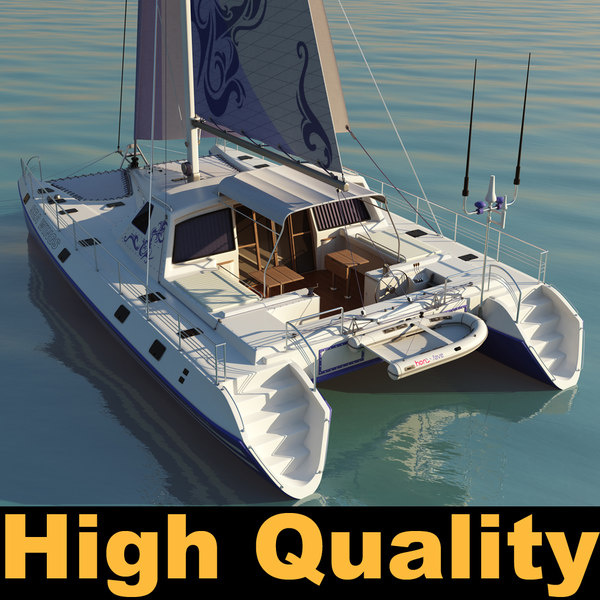 Catamaran 3D Models for Download | TurboSquid