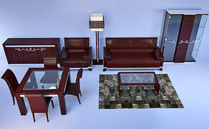 furniture florence collections 3d model
