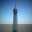 eiffel tower 3d model