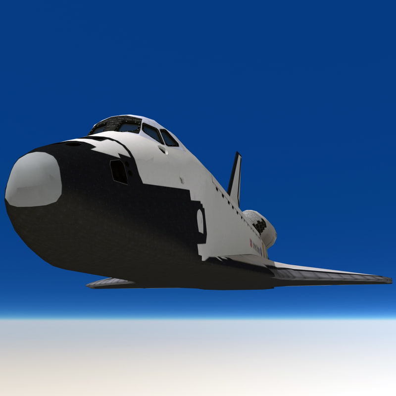 3d obj space shuttle