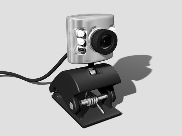 web webcam 3d model
