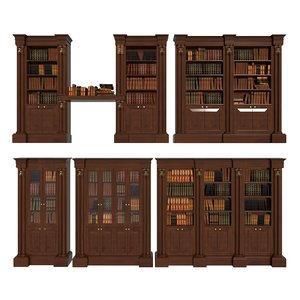 francesco molon - bookcase 3d model