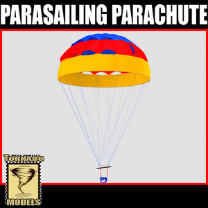 obj parasailing parachute