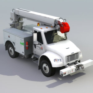 fl80 line truck drill 3d model