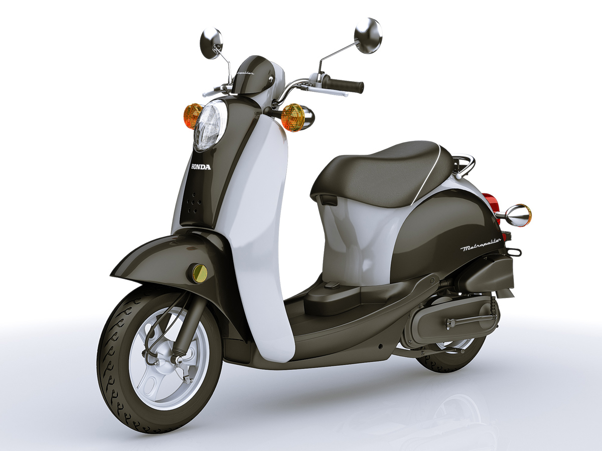 3dsmax scooter honda metropolitan 2010