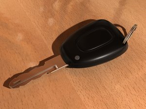 3d model car key