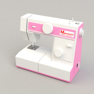 sewing machine 3d model