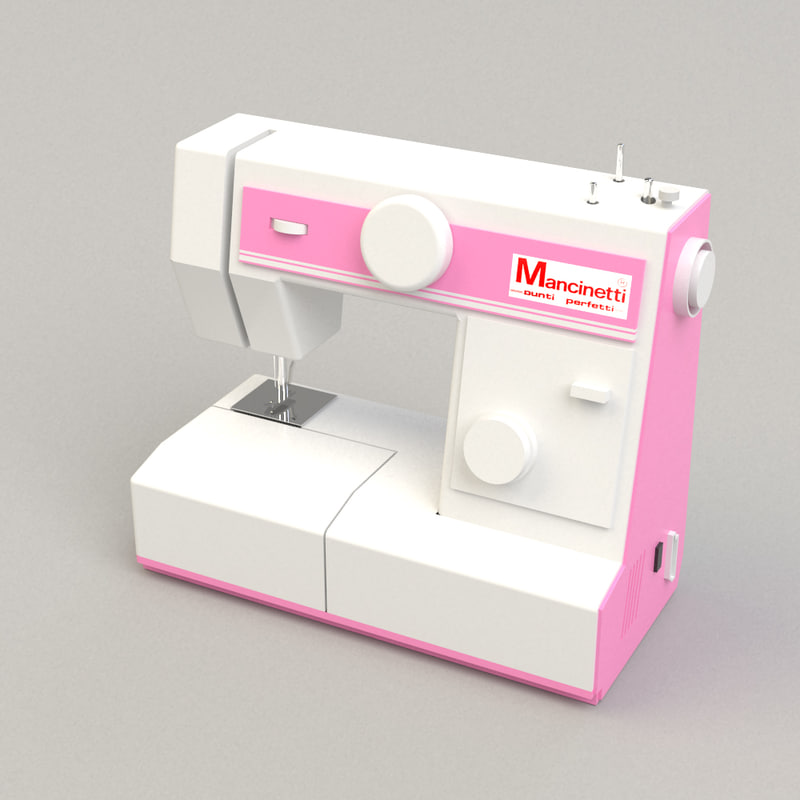 sewing machine 3d model