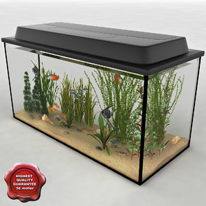 3d aquarium v11 model